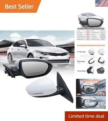 2014-2015 Kia Optima Right Passenger Side Mirror - Heated, Turn Signal, Power Foto 1 de 4