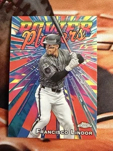 2025 Topps Chrome - Power Players Francisco Lindor #PP-9 NY Mets Fresh NM+ - Bild 1 von 2
