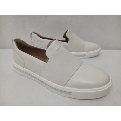 Clarks Un Maui Step White Leather Slip On Sneakers 26140170 Women's Sz 7M - Image 1 of 4