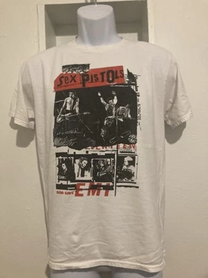 Sex Pistols vintage t-shirt Black Flag Dead Kennedys Clash Damned Exploited punk - Image 1 of 4