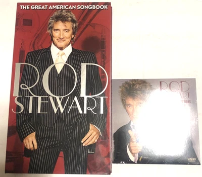 Rod Stewart Great American Songbook 4x CD & Bonus DVD Limited Edition Box Set - Image 1 of 4