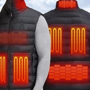 IceStop Heated Puffer Vest Men's Size 2XL Black NWT - With Case  - Picture 1 of 4