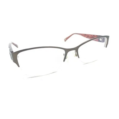 Marcos de gafas Marchon NYC Uptown Regency 210 marrón rosa medio borde 53-17 135 Foto 1 de 4