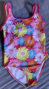 Girls Gymboree Floral Bathing Suit Size 8 - Picture 1 of 4