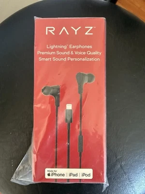 Rayz Headset earphone  IPhone MFi Lightning Cable - Image 1 of 4