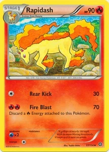 Rapidash - 17/114 - Uncommon - Lightly Played - Picture 1 of 1