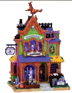 Lemax AGATHAS COSTUME CRYPT-Spooky Town  -NO OUTER BOX - Picture 1 of 3