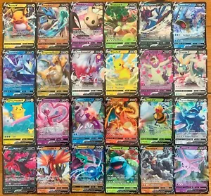 200 Pokemon Cards - 24x Rares/Rev Holos/Holos & 1-5 Ultra Rare V / Vmax / Vstar - Picture 1 of 18