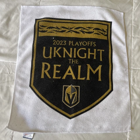 VEGAS GOLDEN KNIGHTS STANLEY CUP CHAMPS PLAYOFF RALLY TOWEL Cover