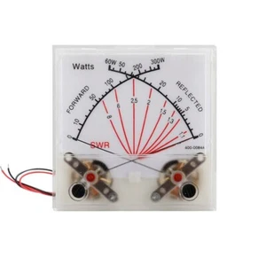 Medidor SWR vatios VU doble pin 60/300 W medidor de potencia transmisor con luz de fondo - Imagen 1 de 4