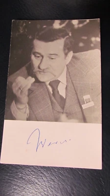 Foto firmada por Leach Walesa Foto 1 de 3