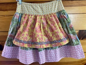 Matilda Jane Gretta Skirt with Apron Girls Hotline Floral Size 8 - Picture 1 of 5