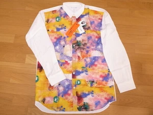 FUTURA x COMME des GARCONS SHIRT PRINT SHIRT CDG FUTURA2000 WHITE YELLOW size XL - Picture 1 of 10