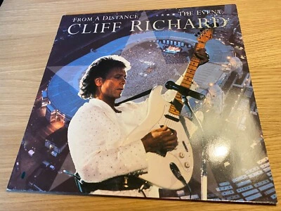 CLIFF RICHARD "FROM A DISTANCE THE EVENT" 1990 VINYL 2 X LP GATEFOLDED COVER 12" - Image 1 of 4