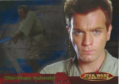 STAR WARS EVOLUTION P1 OBI WAN KENOBI PROMO CARD P1 BY TOPPS - Image 1 of 2
