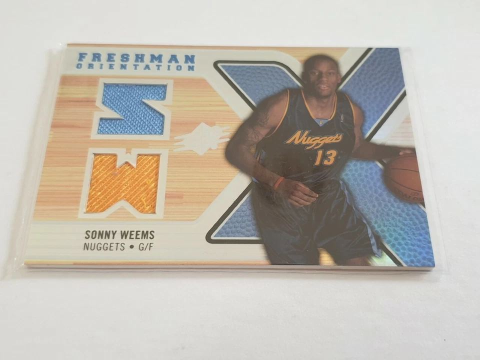 2008-09 SPx Freshman Orientation Sonny Weems Dual Jersey Card- Denver Nuggets - Image 1 of 1