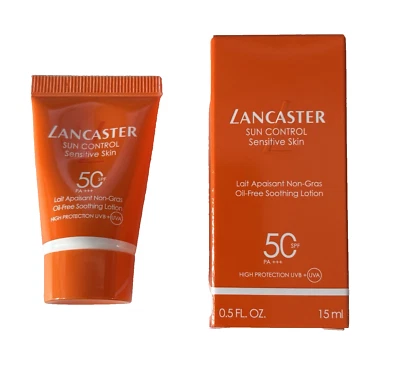 Lancaster Sun Control Sensitive Skin SPF 50 Oil-free Soothing Lotion PA+++ 15ml