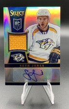 2013-14 Panini Anthology Select Update Jersey Prizms /99 Seth Jones Rookie Auto