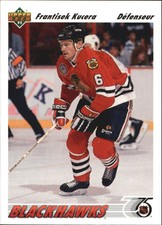 1991-92 (BLACKHAWKS) Upper Deck French #468 Frantisek Kucera