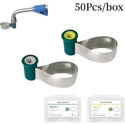 SKATTOOTH Dental Double-Side Sectional Contoured Anatomically Shaped Matrix Bands Knob