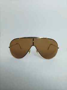 Ray Ban B&L, sunglasses, Aviator, Wings, mask, wrap around, Gold filled, frames