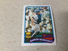 1989 Topps #543 Chicago Cubs Damon Berryhill MLB All-Star Rookie Card! 1/7
