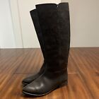 Golden Goose Black Leather Western Floral Embroidered Boots Women’s EU 38 US 8
