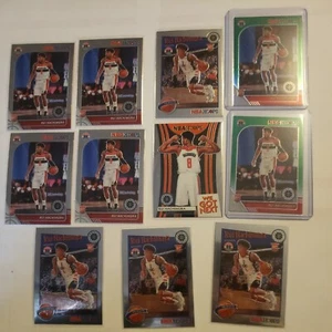 2019 Nba Hoops Premium Stock Rui Hachimura Rookie Card Lot Of 11 card Two Prizms - Picture 1 of 9