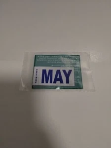 California DMV License Plate Month Sticker May Original Free Shipping  - Picture 1 of 2