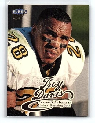 1999 Fleer Ultra Troy Davis New Orleans Saints #131 - Image 1 of 2