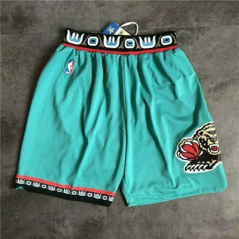 Vancouver Grizzlies Retro Green Men's Basketball Shorts Size: S-3XXL Cover