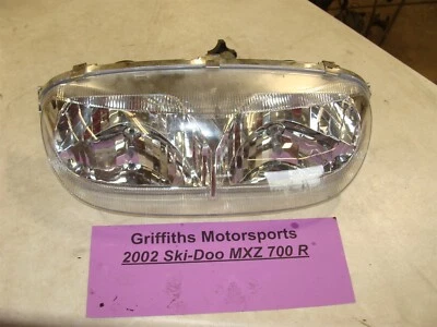 2002 SKI-DOO MXZ-700R zx oem headlight w bulbs original lens 515175517 rev nice - Image 1 of 4