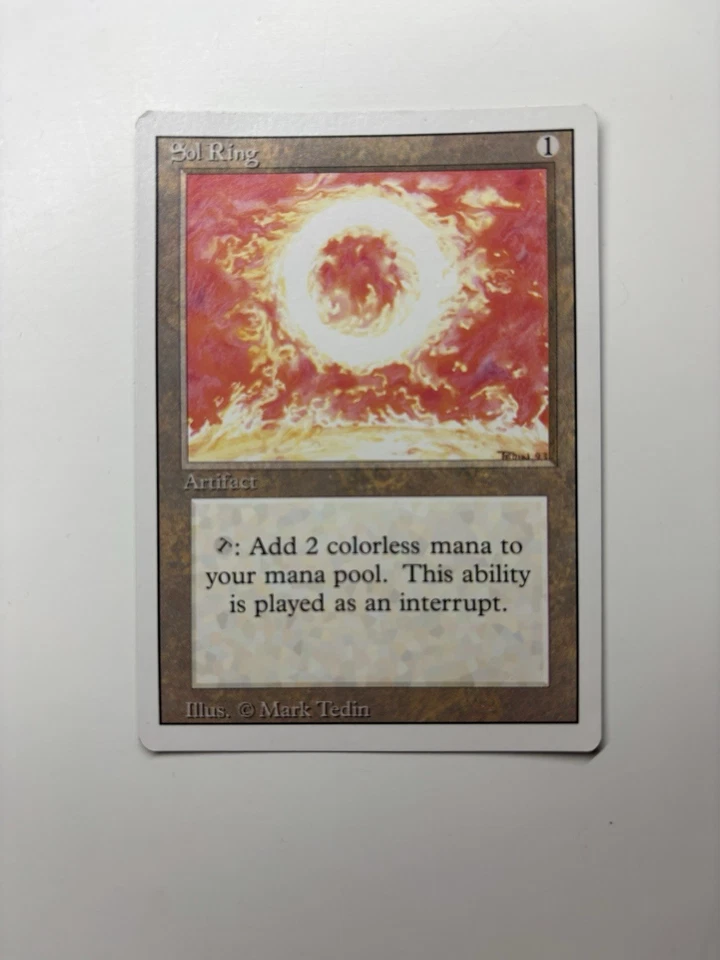 MTG Magic the Gathering - Revised Edition - Sol Ring / Sonnenring Englisch Retro - Bild 1 von 1