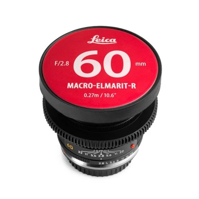 Duclos Leica R 60mm F2.8 MACRO-ELMARIT-R ROM 11347 Lens Cine-mod in Canon EF/EOS - Image 1 of 4