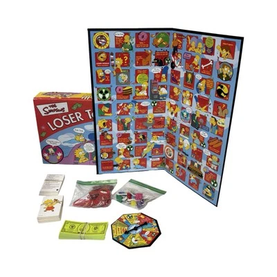 The Simpsons Loser Takes All jogo de tabuleiro por RoseArt Vintage 2001 - Imagem 1 de 4