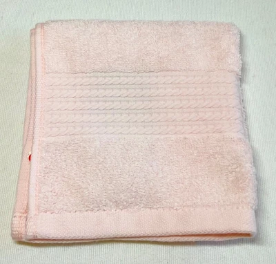 RALPH LAUREN WASHCLOTH GREENWICH SEASHELL PINK  COTTON 13 X 13 RETAIL-$14 NWT - Image 1 of 3