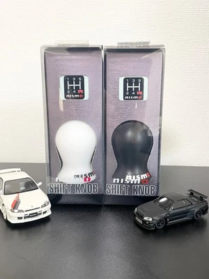 Nissan Genuine NISMO Shift Knob White or Black Duracon 5MT 6MT JDM GTR Z Silvia - Image 1 of 4