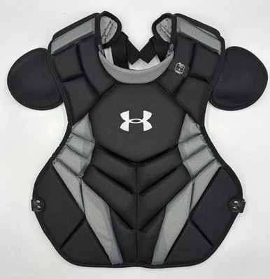 Under Armour 棒球 Converge 2 Pro 系列 16.5 英寸捕手护胸 — 第 1/4 张图片