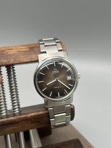 VINTAGE OMEGA GENEVE SWISS MADE AUTOMATIC HERRENUHR EDELSTAHL DATUMSANZEIGE F.1 - Bild 1 von 18