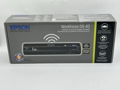Epson WorkForce DS-40 Portable, Compact Scanner New - Image 1 of 4