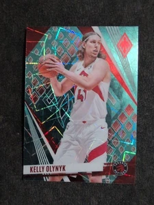 Tarjeta de baloncesto láser verde azulado Kelly Olynyk Panini Phoenix Toronto Raptors 2023-24 - Imagen 1 de 2