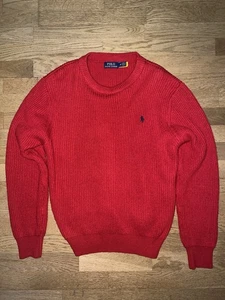 Polo Ralph Lauren Cable-Knit Jersey Suéter Sudadera de Punto Suéter Jersey M - Imagen 1 de 3