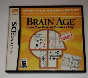 Brain Age: Train Your Brain in Minutes a Day Nintendo DS 2006 Completo Sin Probar  - Imagen 1 de 5