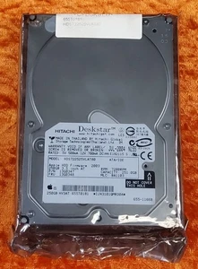 Hitachi Deskstar HDS722525VLAT80 Apple HDD Firmware 250GB HDD - Afbeelding 1 van 3