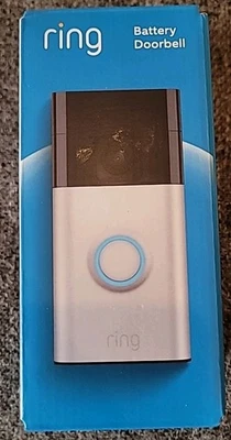 Novo - Campainha de vídeo Wi-Fi inteligente com bateria anel conversa bidirecional - B0BZWRSRWV - Imagem 1 de 4