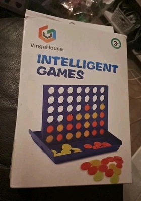 VingaHouse Intelligent Games Connect Four Family Fun Board 3yrs + Brand New Box - Image 1 of 4