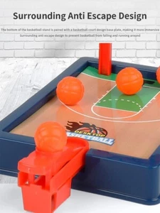 Mini Juego de Baloncesto de Escritorio Juguete - Portátil Mesa Viaje Oficina Divertido Deporte - Imagen 1 de 11