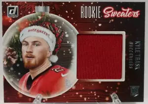 2021 Donruss Holiday Kyle Trask Rookie Sweaters RC Patch Card- *BUCS* - Picture 1 of 2