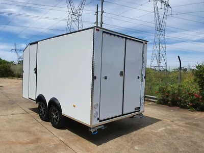5m/LONG ALUMINUM Enclosed Cargo VAN TRAILER - 7 Days Delivery - Sydney based - image 1 of 4