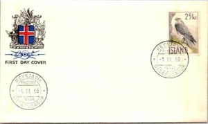 Iceland 1960 FDC - Reykjavik- J15618 - Picture 1 of 2